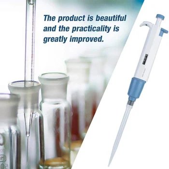 

High Pipettor Single Channel Adjustable Volume Micro Pipettes Lab Liquid Transfer Pipettes Tool LG66