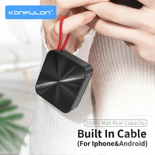Slim Powerbank 10000 mah Portable External Battery Power Bank Micro / Type C Fast Universal Bank Power For Mobile Phone