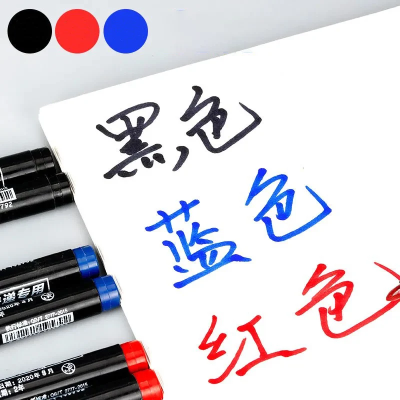 3/9pcs 영구 페인트 마커 펜 타이어 유성 마커에 대 한 방수 검은 펜 빠른 건조 서명 펜 편지지 용품