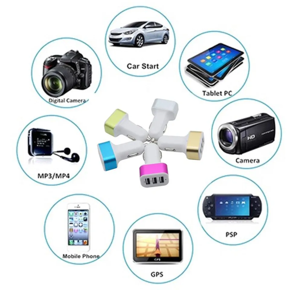 Зарядное устройство с 3 usb портами для небольшой Универсальный софтбокс