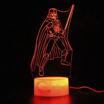 

Projection Lamp Star Wars Darth Vader Figure Light Party Remote Control Touch 3d Table Lamp Sleep Nightlight Kids Gifts