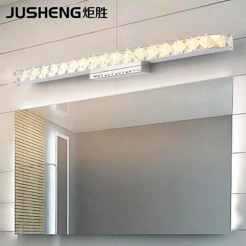 

modern crystal modern decor wireless wall lamp off white belt blue wall light