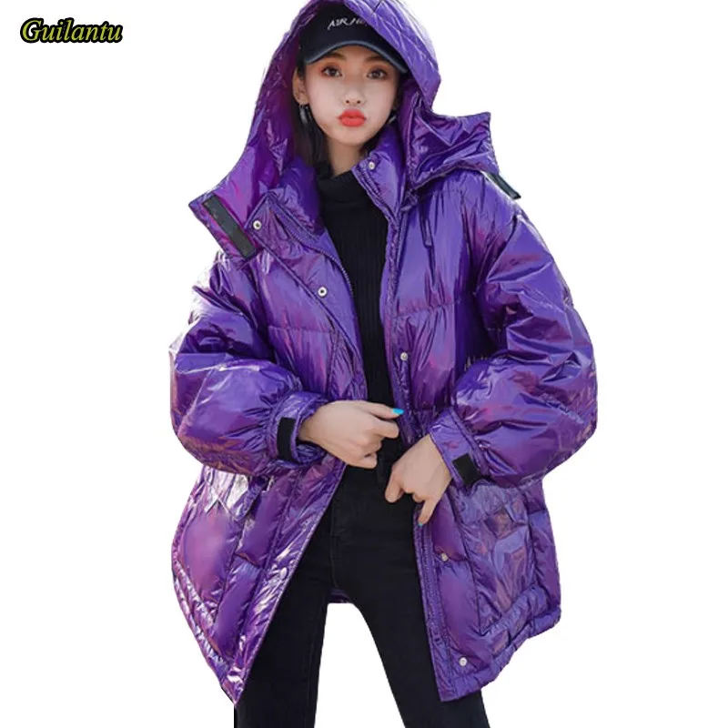 Женская зимняя куртка на белом утином пуху с капюшоном|Пуховики| |