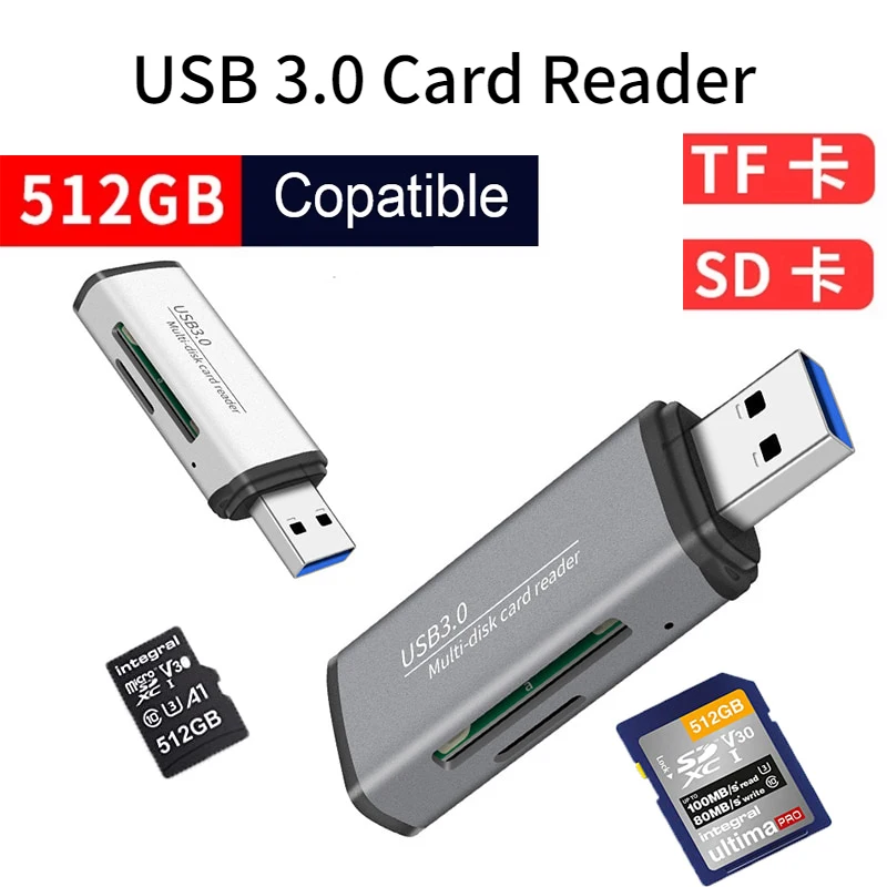 USB 3 0 Micro SD и кардридер двойная карта двойное считывание 5 Гбит/с высокоскоростная