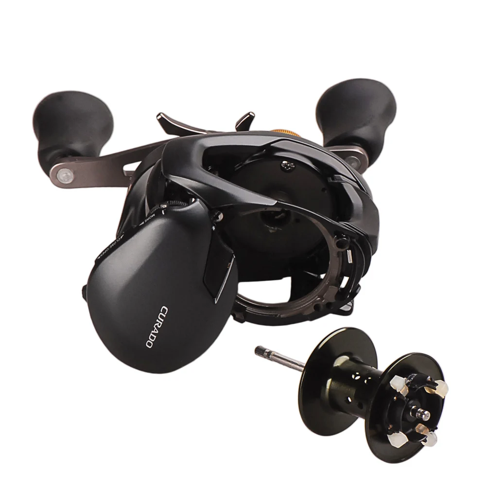 SHIMANO CURADO K Низкопрофильная спиннинговая Рыболовная катушка 200/201 200HG/201HG 6+ 1BB Hagane Body Bait литая Рыболовная катушка