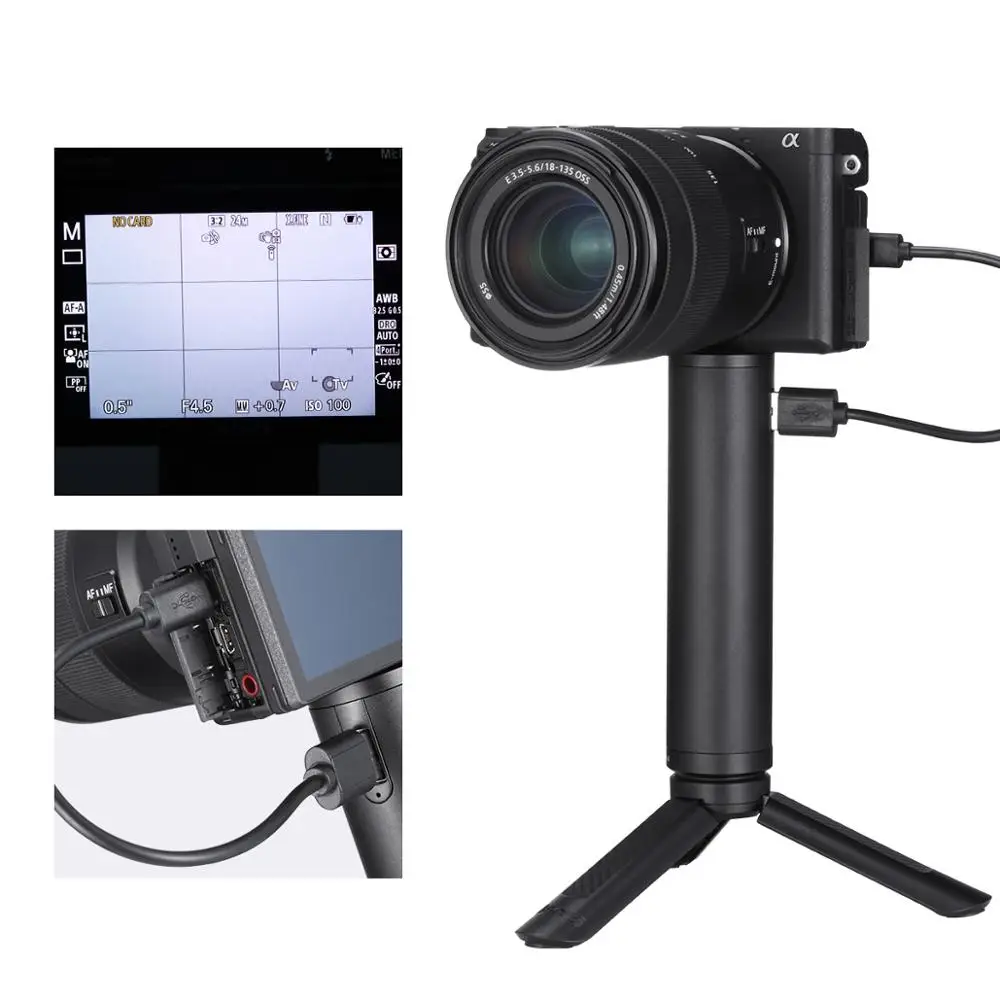 ULANZI BG-2 рукоятка алюминий 6800 мАч батарея банк питания для Gopro смартфон Осмо карман с 1/4 винтовым отверстием