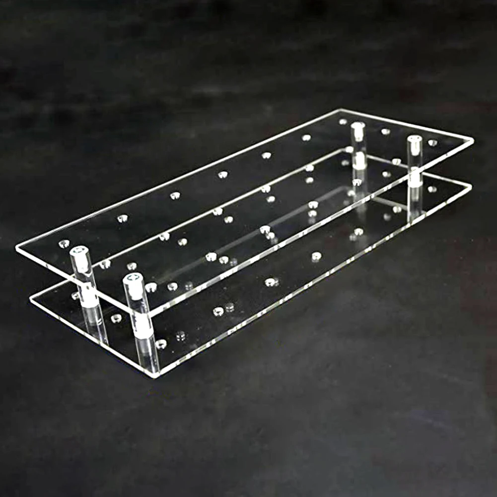 

Lollipop Stand Wedding Acrylic Base Decoration DIY Display Holder Kitchen Party Shelf Dessert Tool 21 Hole Rectangular Cake