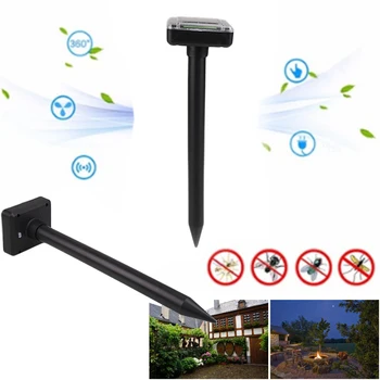 

Insect Repellant Garden Ultrasonic Electronic Mouse Repeller Snake Solar Energy Mice Bug Trap Rats New Tech Outdoor