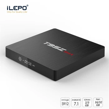 

iLEPO T95Z MAX Android 7.1 Smart TV Box Amlogic S912 2G/16G 3G/32G Support 2.4/5GHz Dual-band WiFi 1000M LAN Bluetooth 4K H.265