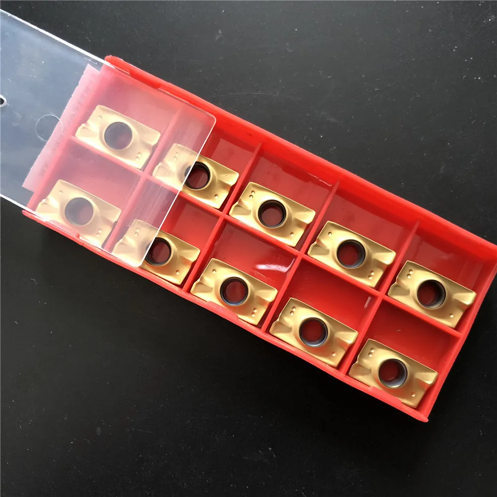 

10pcs APMT1605PEER-XM LF6028 DESKAR APKT1604PDER milling inserts for stainless steel