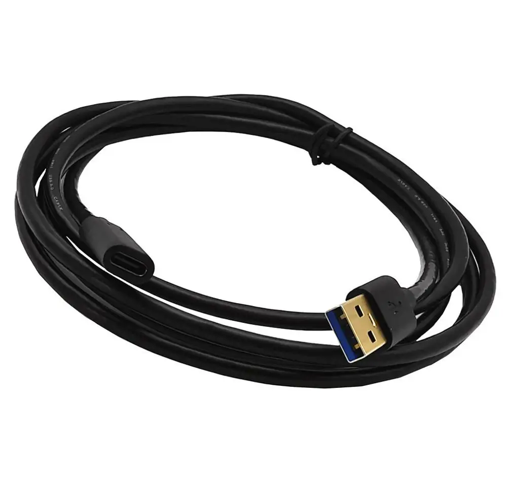 USB A к C Кабель адаптер тип 3 0 папа type Женский конвертер данных и зарядки для