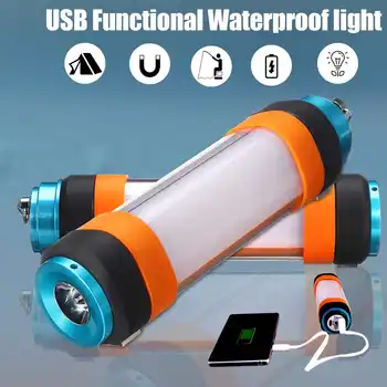 

Camping Lantern Portable LED Tent Light IP68 USB Charging Outdoor Emergency Power Lamp 6 Modes Flashlight Mosquito Repellent