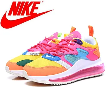 

Nike Air Max 720 OBJ pig eight leather mesh barbed full palm air cushion breathable running shoes Women's size comfortable