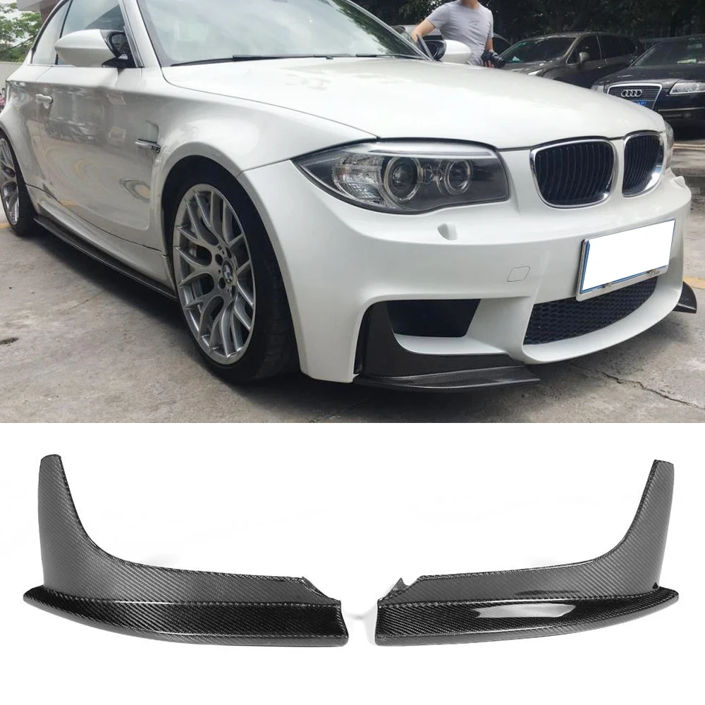 Передние бамперы разветвители фартуки крылья Cupwings Winglets для BMW 1 серии E82 м купе 2