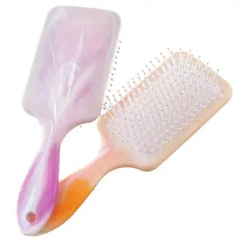 

Marbling Plastic Hair Comb Anti-static Massage Hair Brush Tangle Detangle Shower Massage Hairbrush Comb Hair Styling Tools