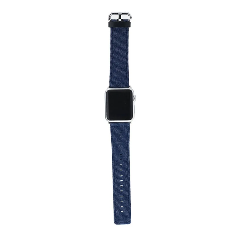 Хохлатый кожаный ремешок для Apple Watch 5 4 44 мм 40 мм 3 iwatch ремешок 42 мм/38 мм pulseira correa холст браслет аксессуары для часов