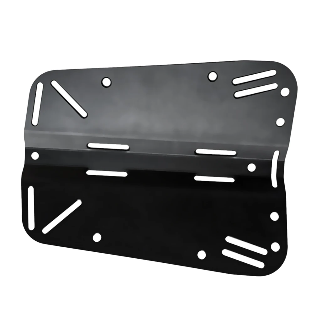 

Heavy Duty Aviation Aluminum Back Plate Backplate Universal for Technical Scuba Diving Harness System