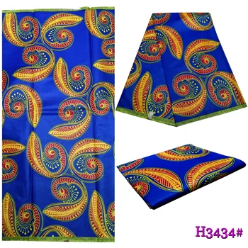 

nigeria fashion style veritable Ankara java print wax fabrics 100% cotton material for patchwork african wax fabric 6 yards!DF34