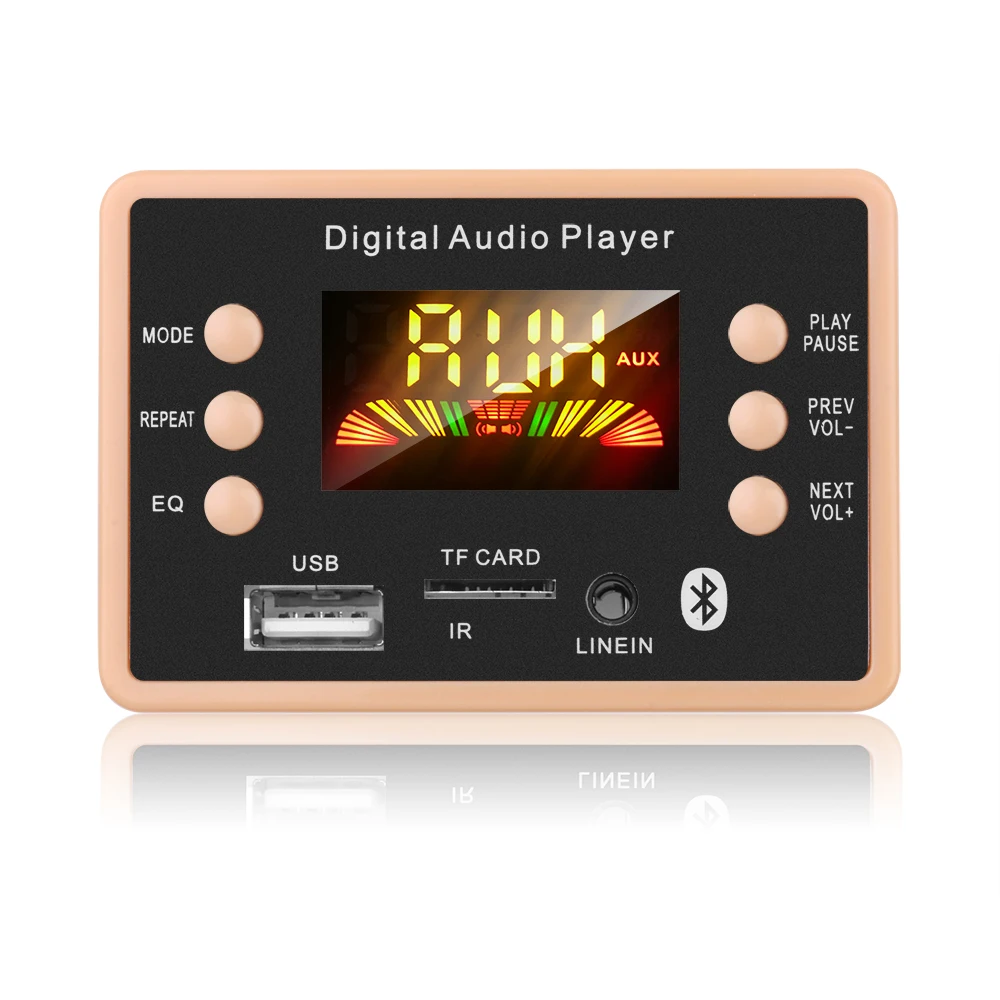 Mp3-декодер модуль платы декодирования 5 В 12 Bluetooth 0 Автомобильный USB MP3-плеер WMA WAV