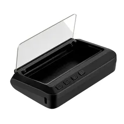 Hud Mirror pantalla frontal para coche, proyector de velocidad para parabrisas Obd2, alarma de seguridad, temperatura del agua, sobrevelocidad, Rpm, voltaje