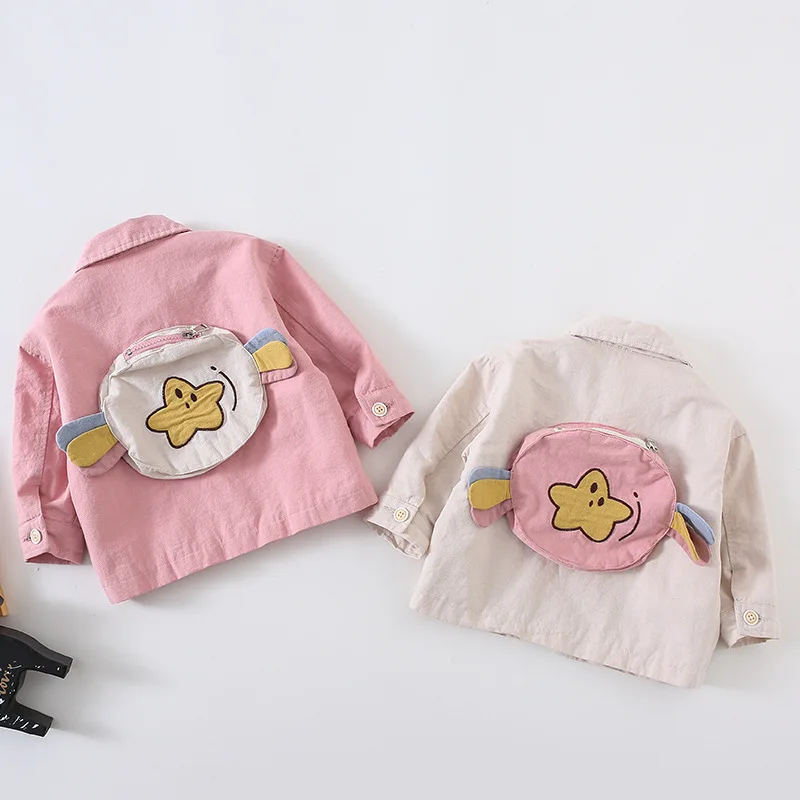 

Baby Coat Women's 1-3 Years Old Tops Autumn 2019 New Style Childrenswear inflooring yang Gas Princess Casual CHILDREN'S Shirt Co
