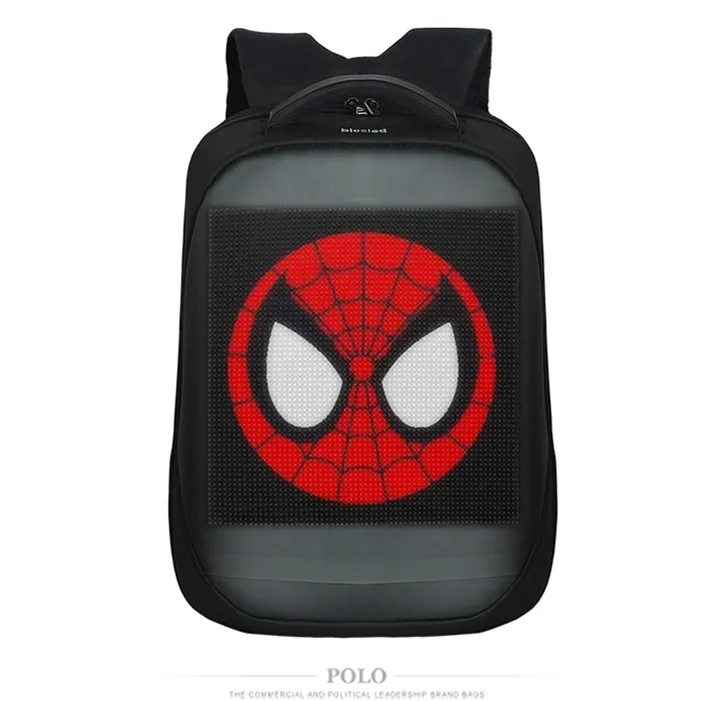 

Wifi Smart LED Backpack with led Display Screen Backpack Waterproof for Walking Outdoor Advertising Backpack LED