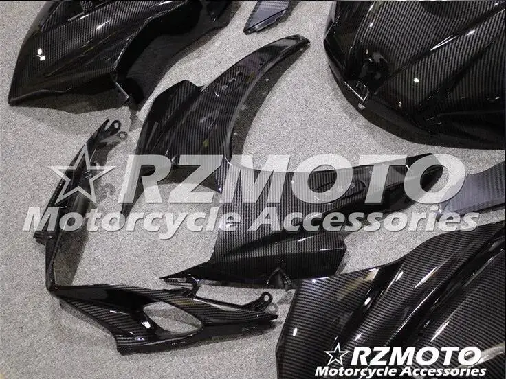 Мотоциклетный обтекатель abs комплект для SUZUKI GSXR1000 K7 2007-2008 углеродное волокно узор переводная вода печать Магазин № 0123