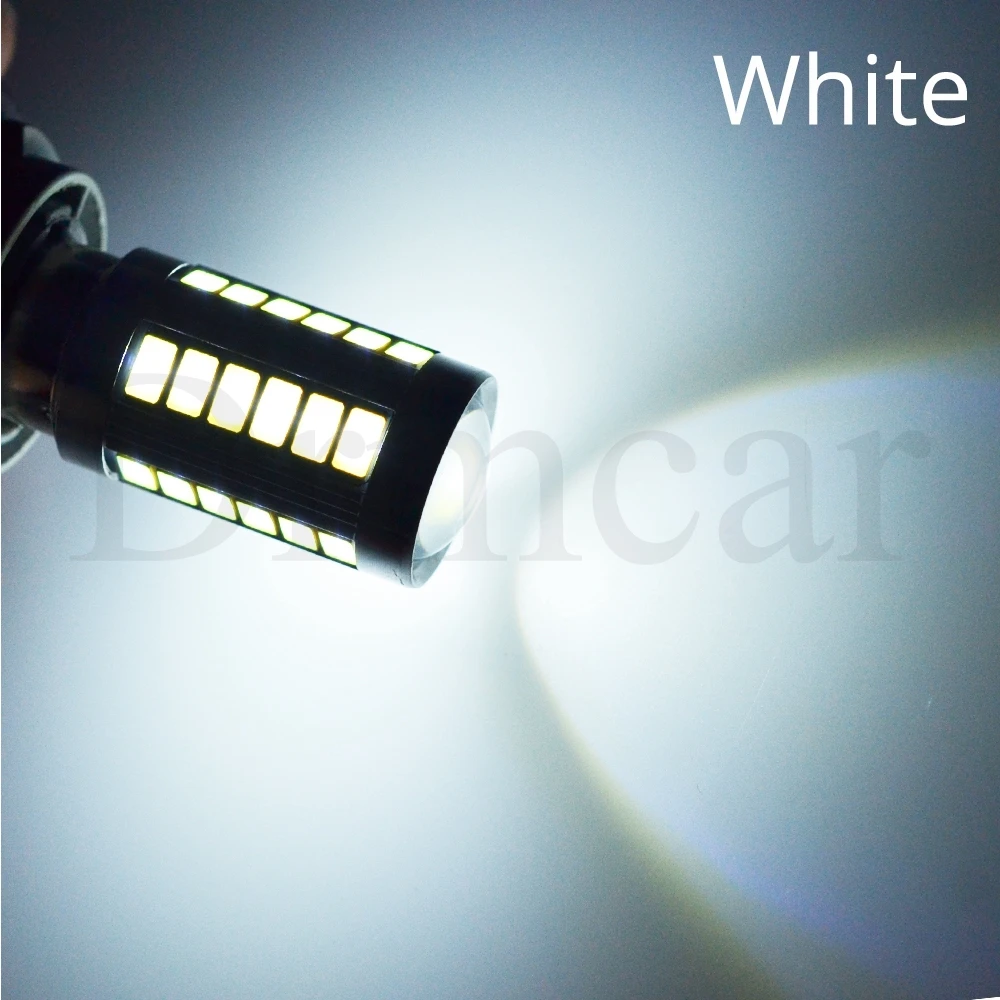 White Red Yelow 1156 BA15S 1157 BAY15D 7443 3157 P21 33SMD 5730 Car Brake Light Tail Lamps Turn Signal Auto Rear Reverse Bulbs (17)