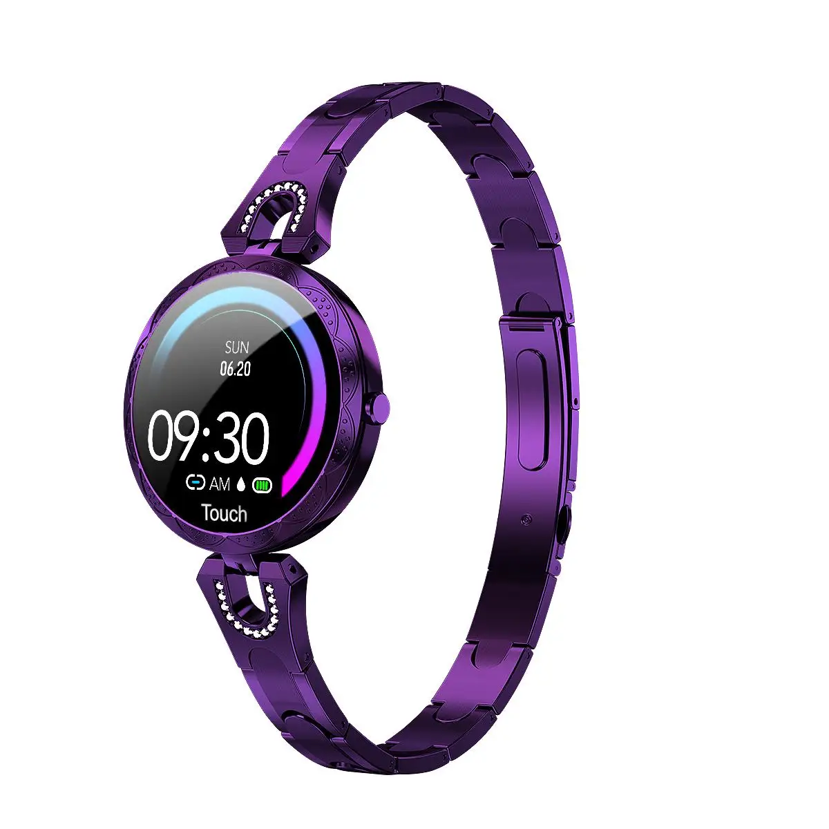 Новые AK15 женские умные часы леди Монитор артериального давления калории фитнес-трекер Смарт-часы - Цвет: 2
