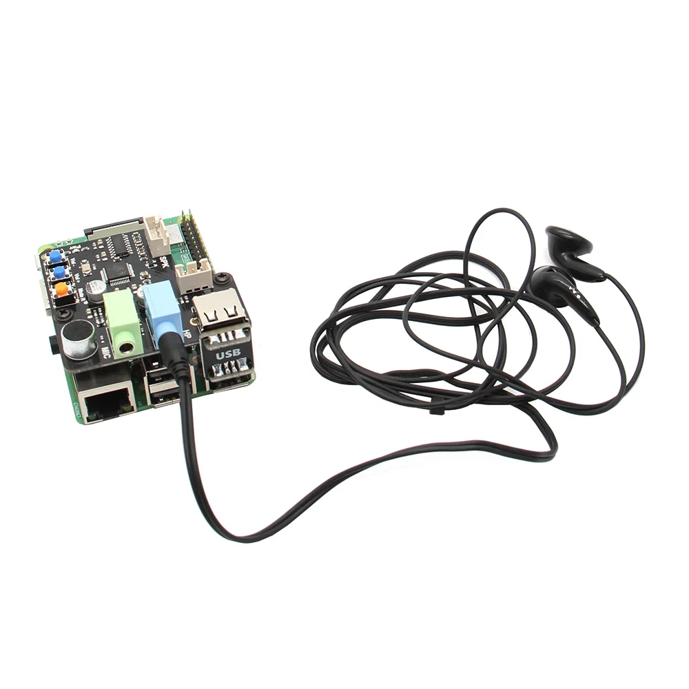 LEORY X350 USB Audio Board Support Microphone Input / Audio Input & Output For PC/Raspberry Pi