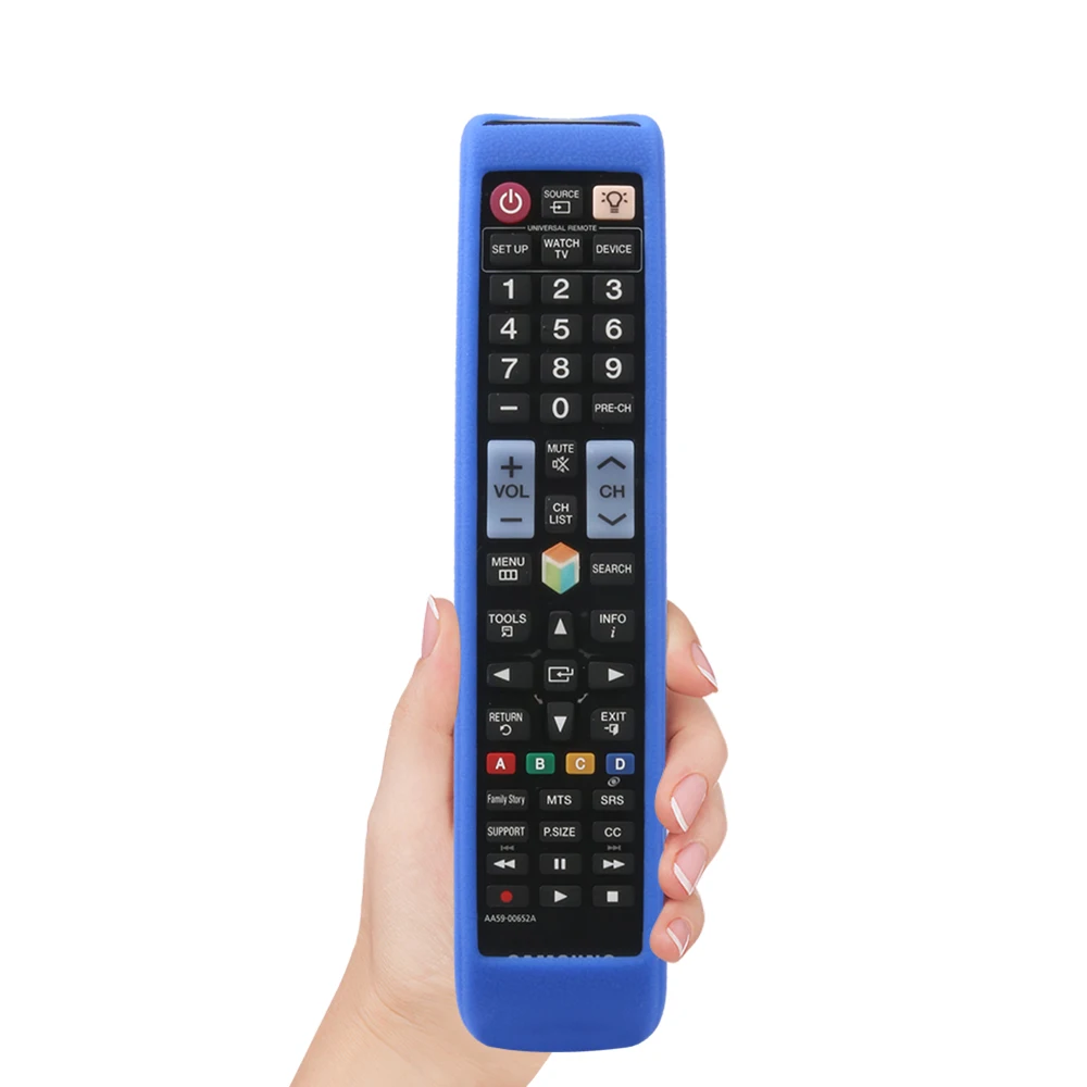 BESTSilicone чехол с пультом дистанционного управления для samsung Smart Tv пульт дистанционного управления Bn59-01178R/L чехол с пультом дистанционного управления(синий