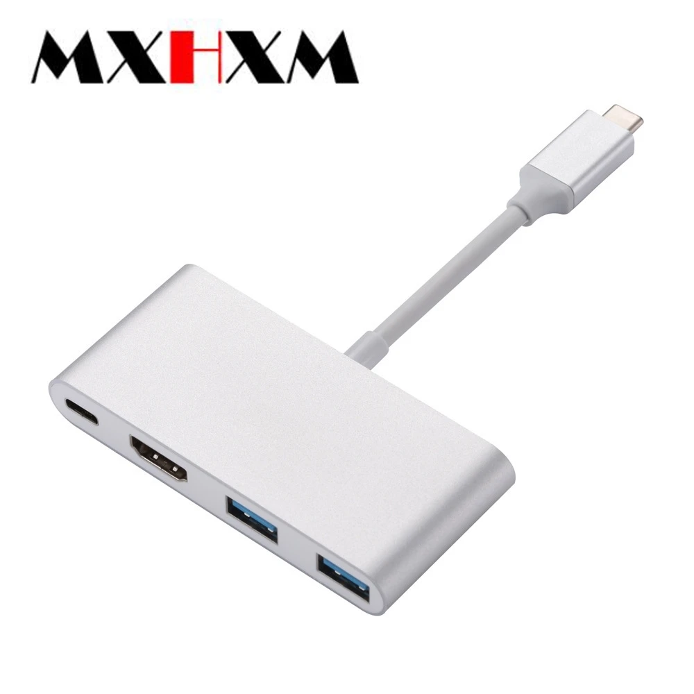 Для Macbook type-C-HDMI зарядка USB 3.04в1 конвертер концентратор 3,0 подключение