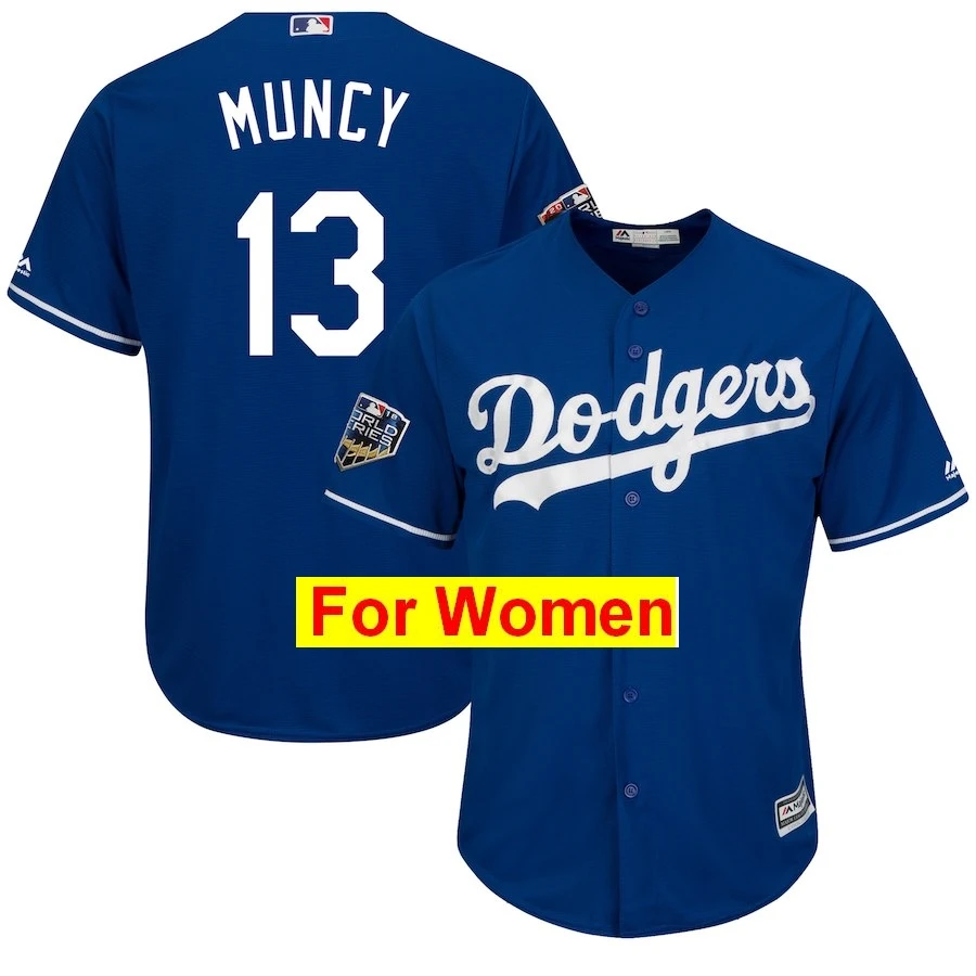 Женщины Джерси#8 Manny 27 Matt Kemp 74 Jansen 13 Max Muncy 66 Yasiel Puig World - Цвет: Оранжевый