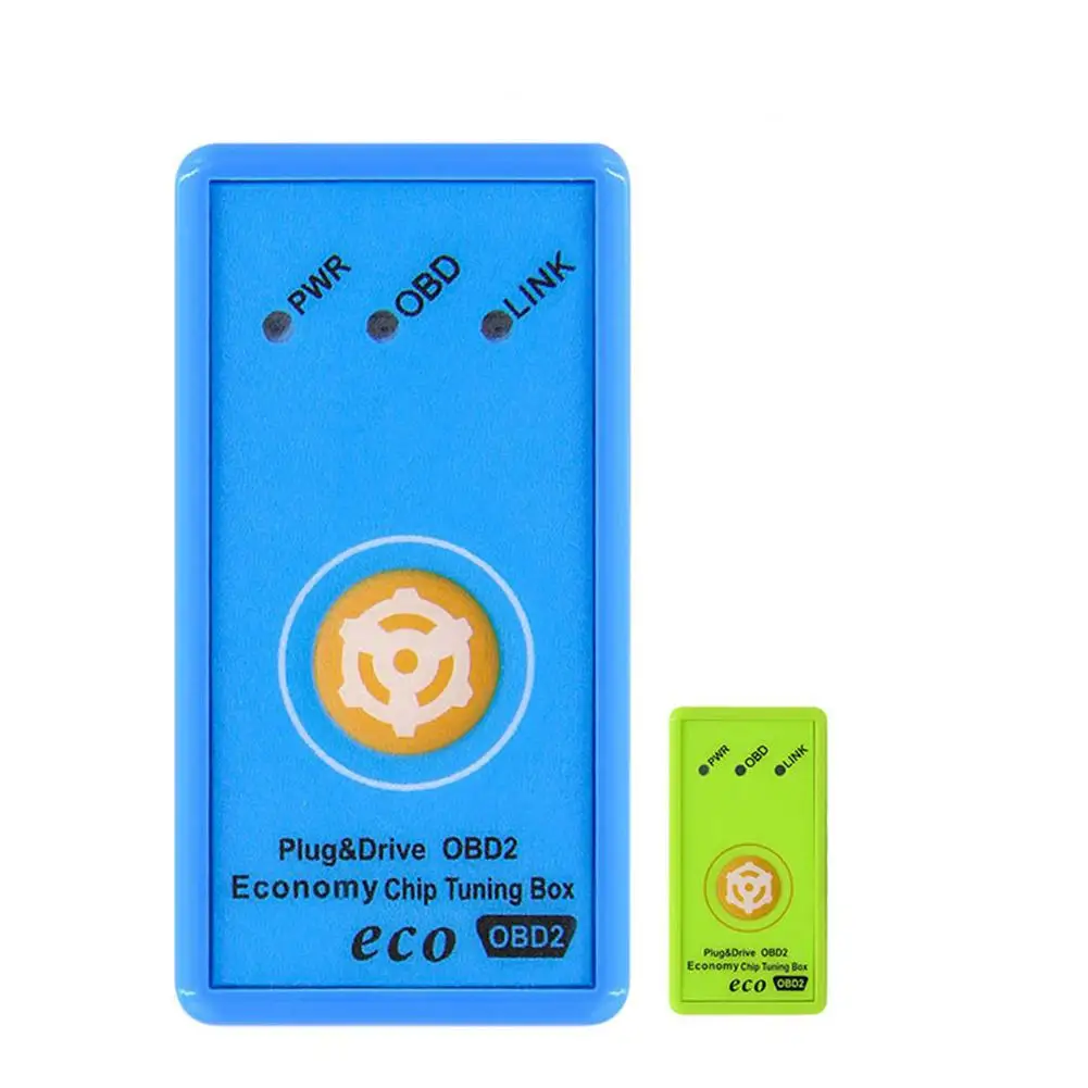 

Blue OBD2 Plug and Drive ECO OBDII Performance Chip Tuning Box for Diesel Cars Fuel Saver ahorrador de gasolina