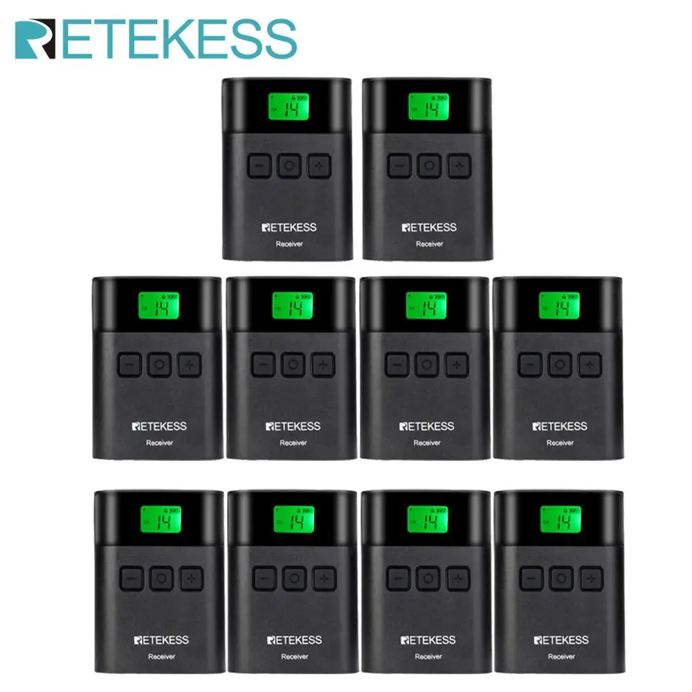 Система туристического гида RETEKESS TT122 беспроводной приемник для перевода на