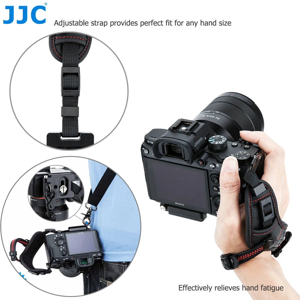 Correia de Pulso da Mão da Câmera da Liberação Rápida para Sony A7c zv E10 A7r A7s A6500 A6400 A6300 A6000 A7iv a7 iv Iii ii - Image 3