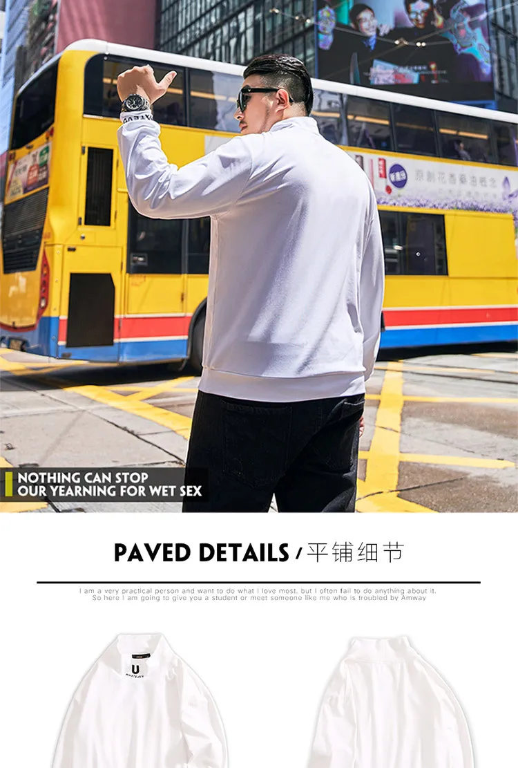 GXXH 2022 New Oversize T Shirt Men Casual Sweatshirts Spring