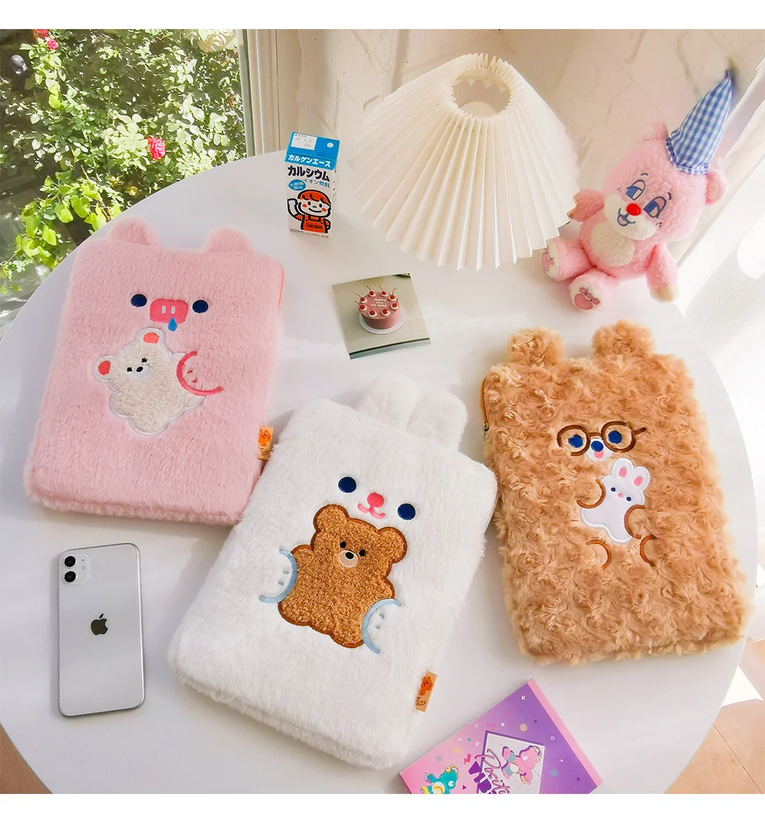 

Tablet case Cute cartoon Dudu ipad bag 11 inch 10.5 inch 9.7 inch liner bag Korean ins wind girl tablet bag cute tide girls