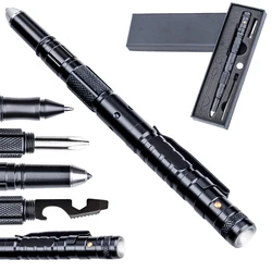 Stylo tactique militaire Portable d'auto défense Edc, brise verre en alliage d'aluminium 
