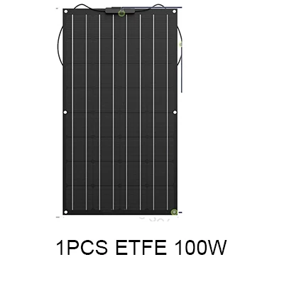 100W Гибкая Панели солнечные ячейки модуль для автомобиля на колесах лодка яхта 12V Батарея Зарядное устройство - Цвет: 1pcs