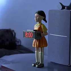 Lula jogo despertador para acordá lo jogo de lula relógio de luz vermelha luz verde boneca relógio lula jogo despertador presentes de natal