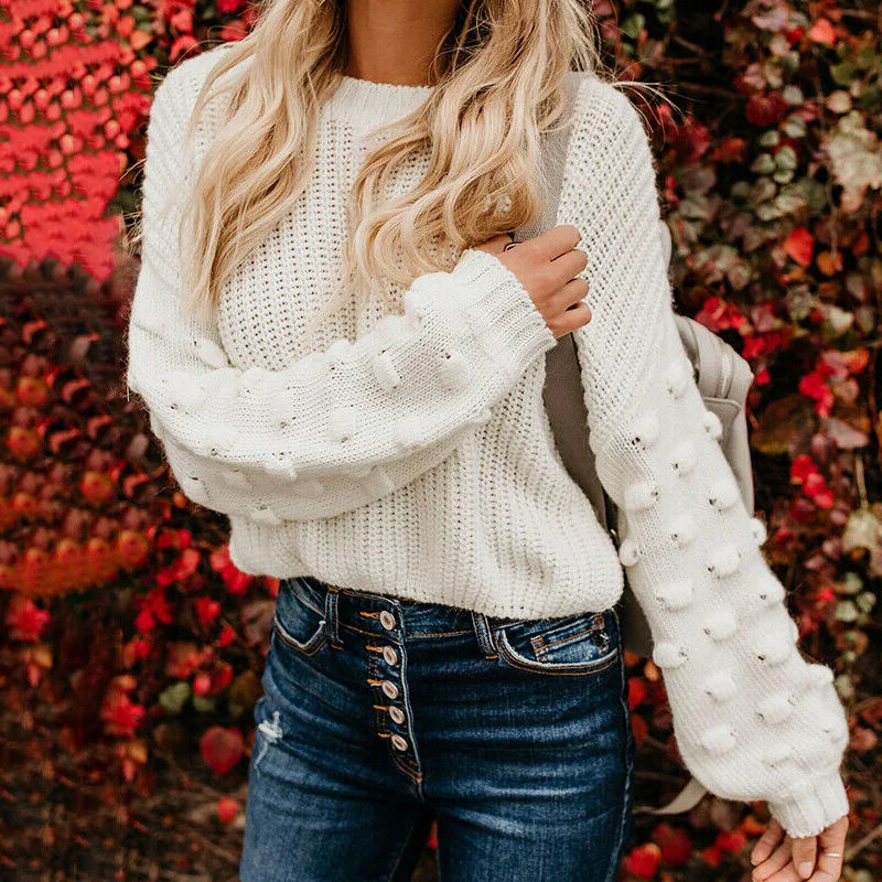 

Tosheiny 2019 Autumn and Winter Fashion Pullvovers High Neck Long Sleeve Short Top Sweater MY005-2