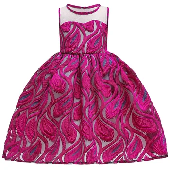 

Elegant Weddings Girl Dresses Princess Evening Baby Girl Dress Party Evening Birthday Lovely Kid Clothes Costume 8 10 Year L5135