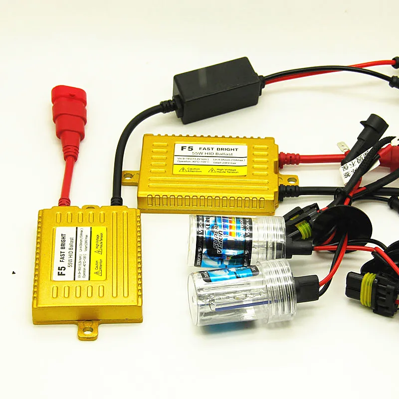 Ксеноновые H7 55 Вт AC 12 В 55 Вт HID Ксеноновые фары лампы 12 В H1 H3 H11 h7 9005 9006 ксеноновые hid kit 8000K 4300k 6000k