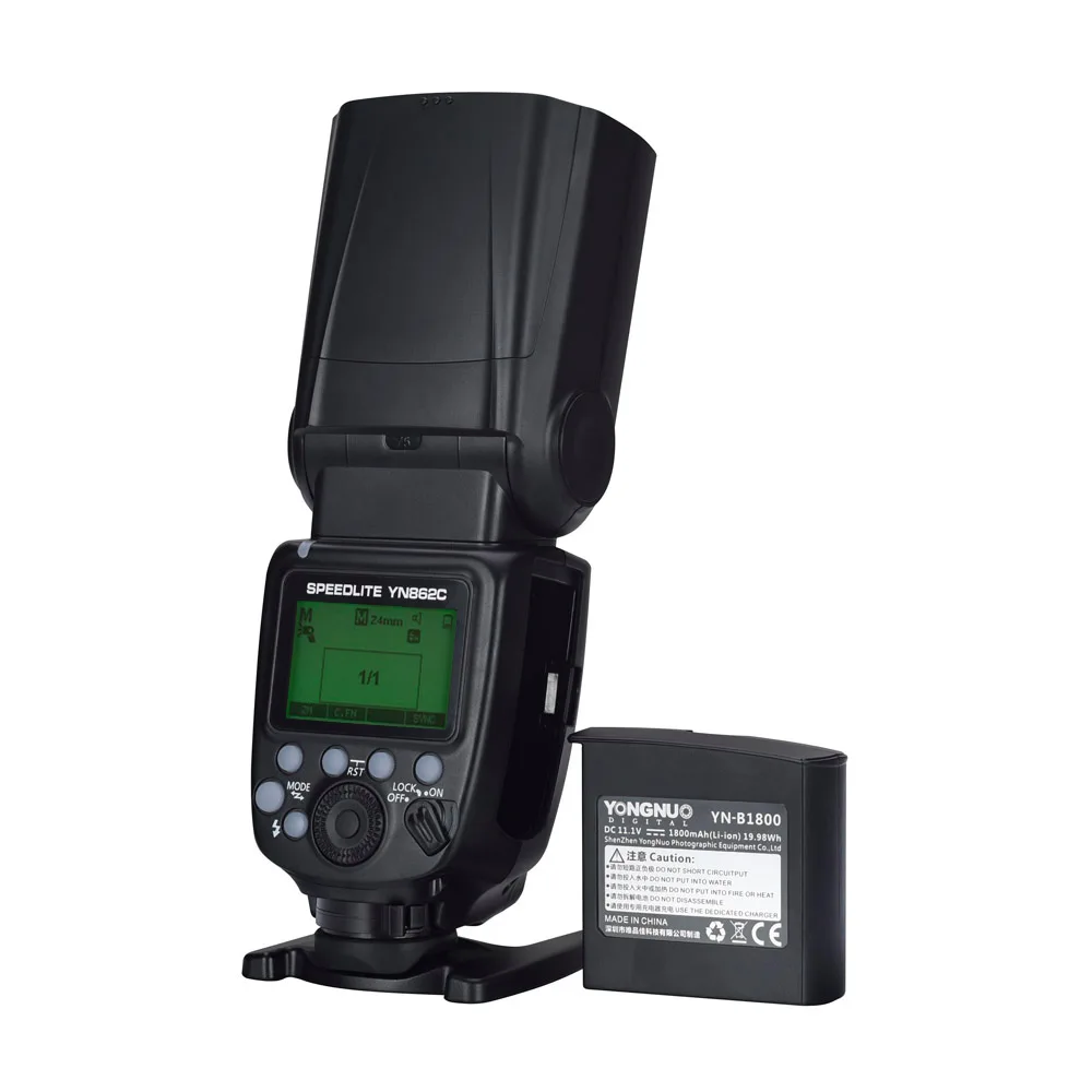 YONGNUO YN862C Беспроводная ttl камера вспышка Master Slave Speedlite 1/8000sHSS авто ручной зум для Фотоаппарата Canon 5D IV/7DII/650D/1200 DEOS R