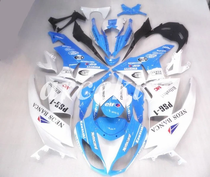 

Injection Mold New ABS Full Fairings kit Fit for Kawasaki Ninja ZX6R 2009 2010 2011 2012 ZX-6R 09 10 11 12 Body set Sky blue