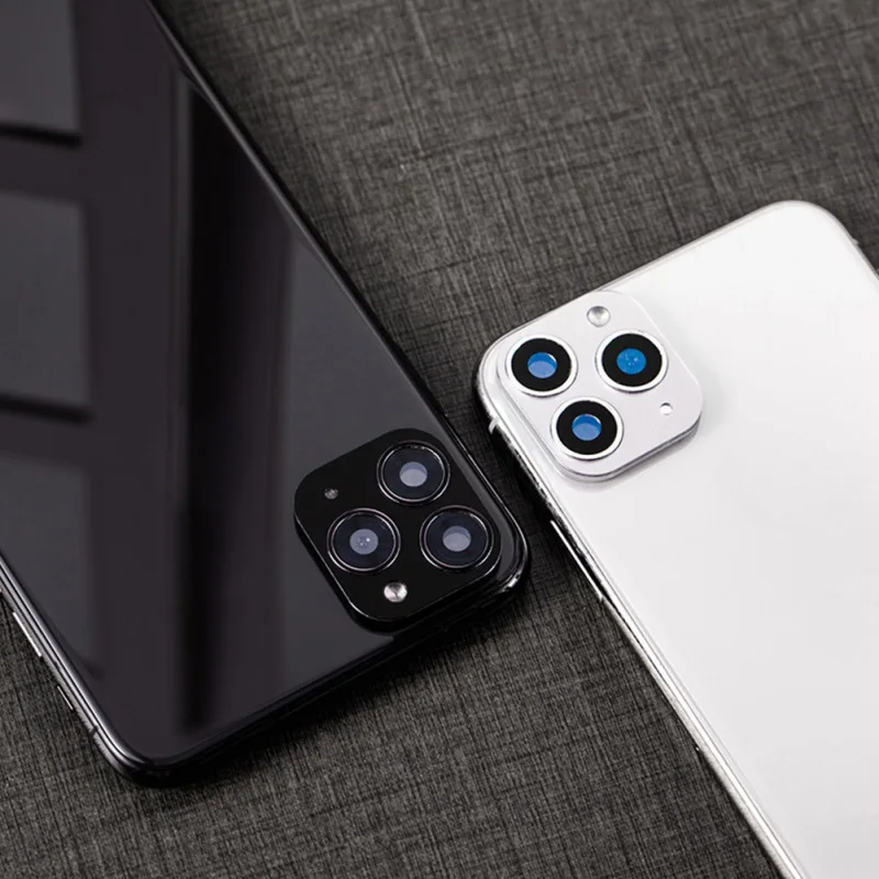 Камера 3D Защитная Наклейка на рассеиватель для IPhone X XS MAX крышка камеры секунд IPhone 11 Pro MAX материал из алюминиевого сплава