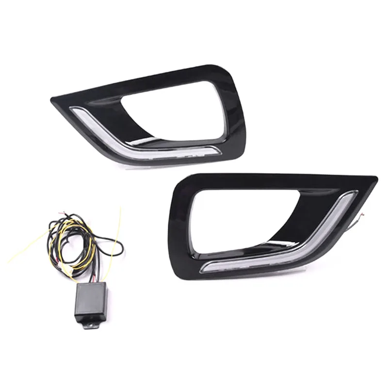 

LED DRL Daytime Running Light Fog Lamp 12V Car Running Lights for Nissan Navara NP300 2015-2018