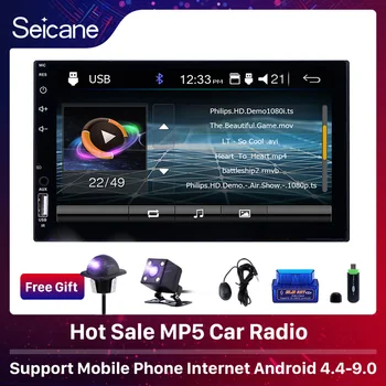 

Seicane Universal MP5 Player Car Radio Car Multimedia Player Touch Screen Video Support Mobile Phone Internet Android 4.4-9.0