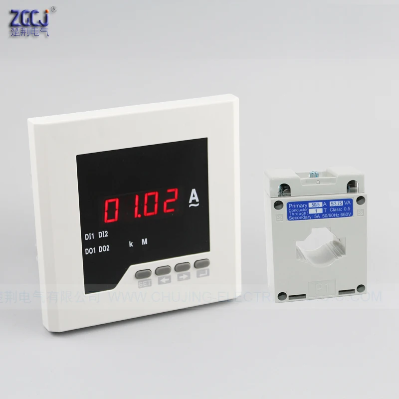 

AC 0-50A 100A 200A 250A 300A Подающая машина амперметр с высокой сигнализацией и сигнализацией низкого тока с 2 выходными сигналами